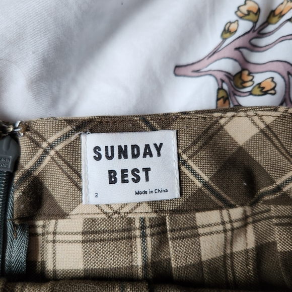 Sunday Best Plaid Mini Skirt - Picture 2 of 3